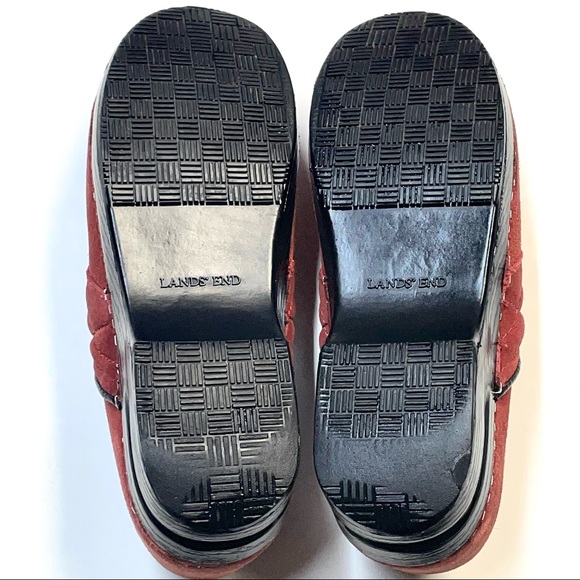 Lands’ End Women’s Suede Slip On Clogs Mules 406614 Size 8B - Picture 11 of 16